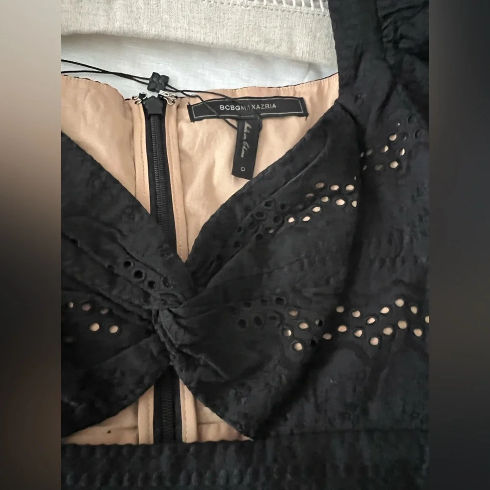 BCBGMAXAZRIA Eyelet Fit-and-Flare Midi Dress
✨ Like New – worn only once - Picture 11 of 13
